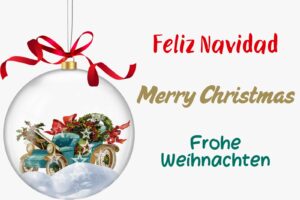 Tarjeta Navidad física o digital para saludar a tus seres queridos, además son personalizables con textos e imágenes.