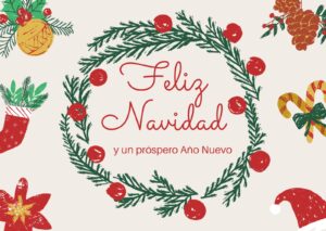 Tarjeta Navidad física o digital para saludar a tus seres queridos, además son personalizables con textos e imágenes.